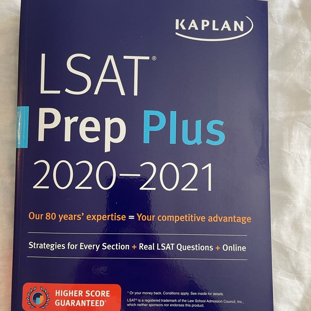 LSAT prep book